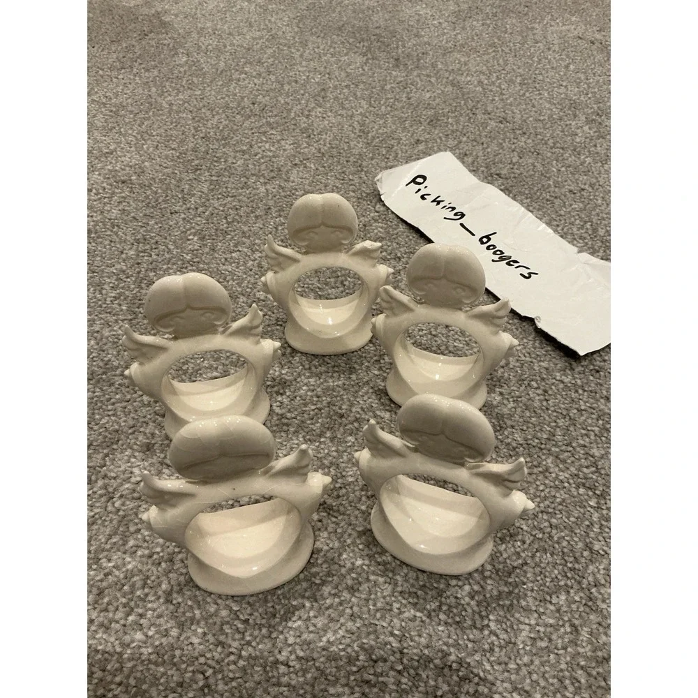 Set of 5 Ceramic Porcelain 3.5 